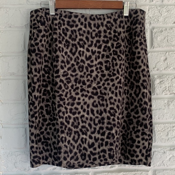 CAbi Leopard Print Skirt Set - Black and Brown - Picture 15 of 16